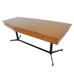 Osvaldo Borsani Italian Walnut Desk