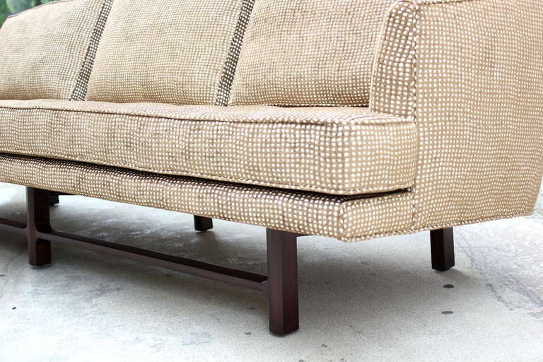 Chenille Edward Wormley for Dunbar Sofa