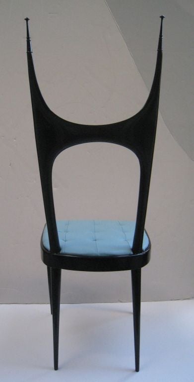 Italian Pair of Pozzi and Verga Chairs