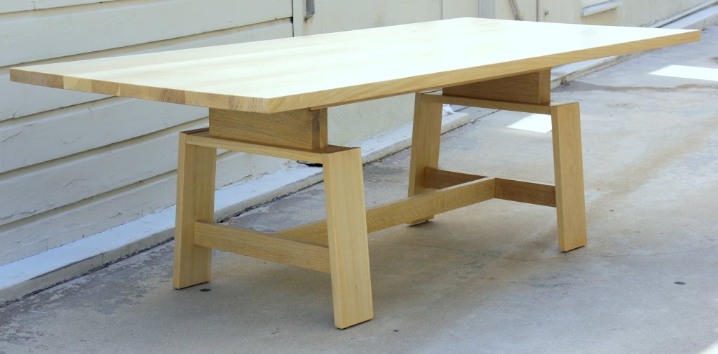 Downtown Classics Collection Niko Dining Table.
Quarter Sawn White Oak Dining Table
Custom Sizes on Request
