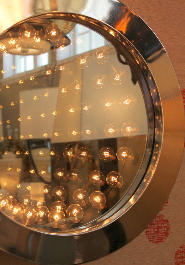 American 1970's Curtis Jere  Infinity Mirror