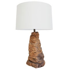 Burl Wood Lamp 2