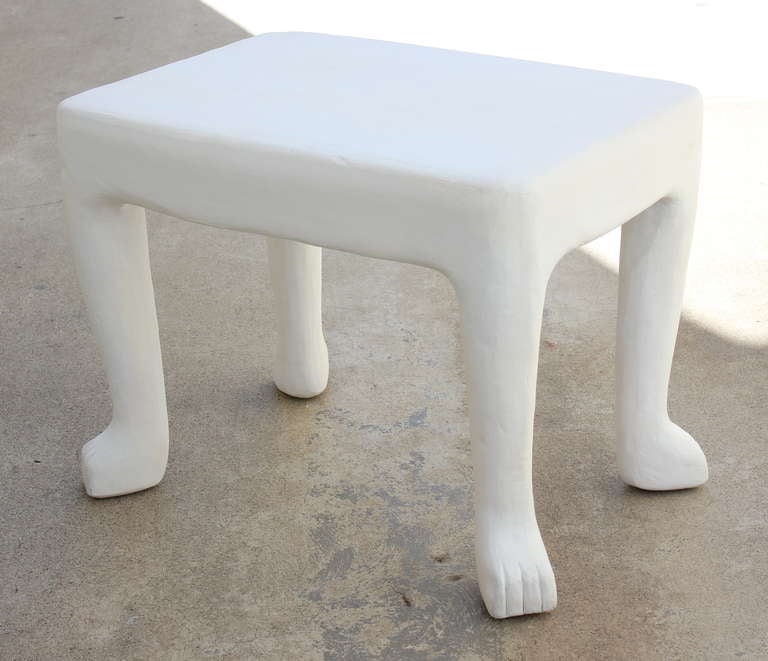 Original John Dickinson Plaster Four Leg Table