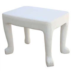 Original John Dickinson Plaster Four Leg Table