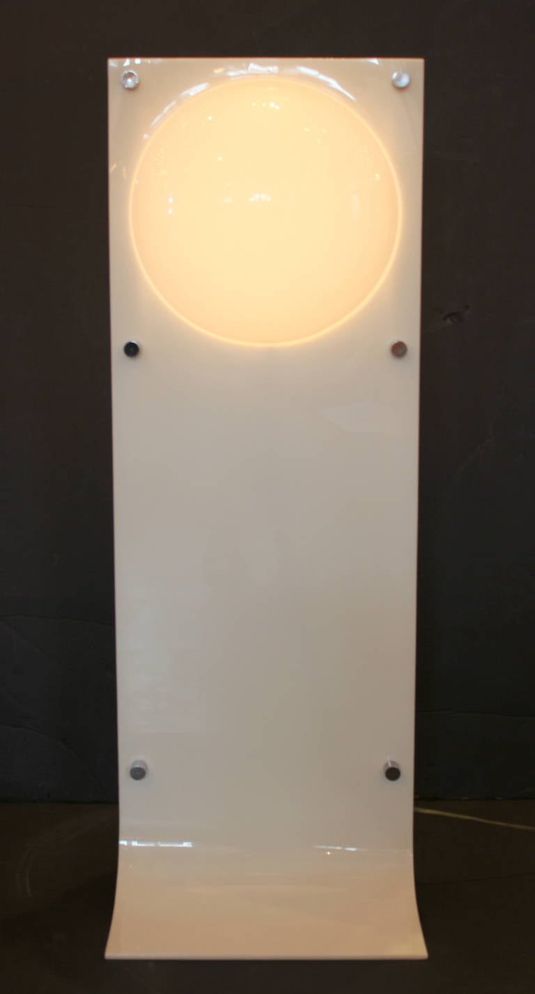 Neal Small Acrylic Floor lamp.   Has Original Hang Tag.  Excellent condition.  
c: 1968