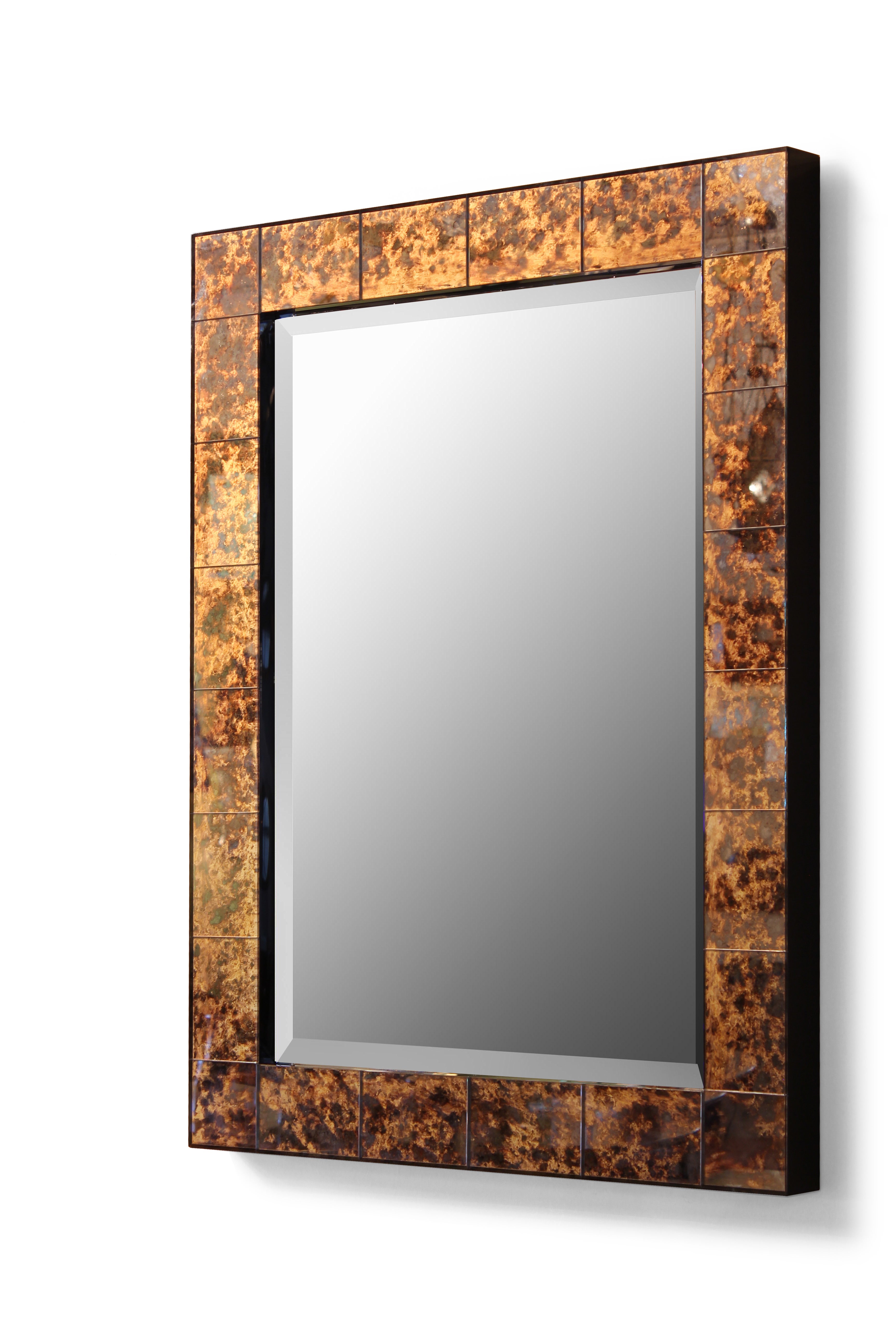 Tortoise Glass Mirror For Sale at 1stDibs