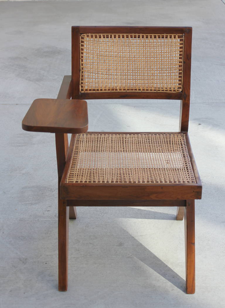 Mid-20th Century Pierre Jeanneret Writing Chair