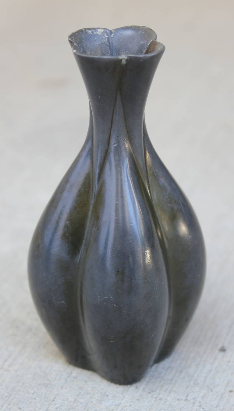 Danish Just Anderson Bronze Vase
