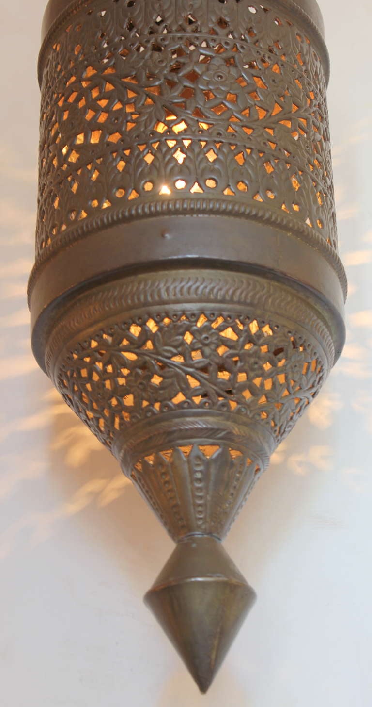 Mid-20th Century Pair of Moroccan Lanterns
