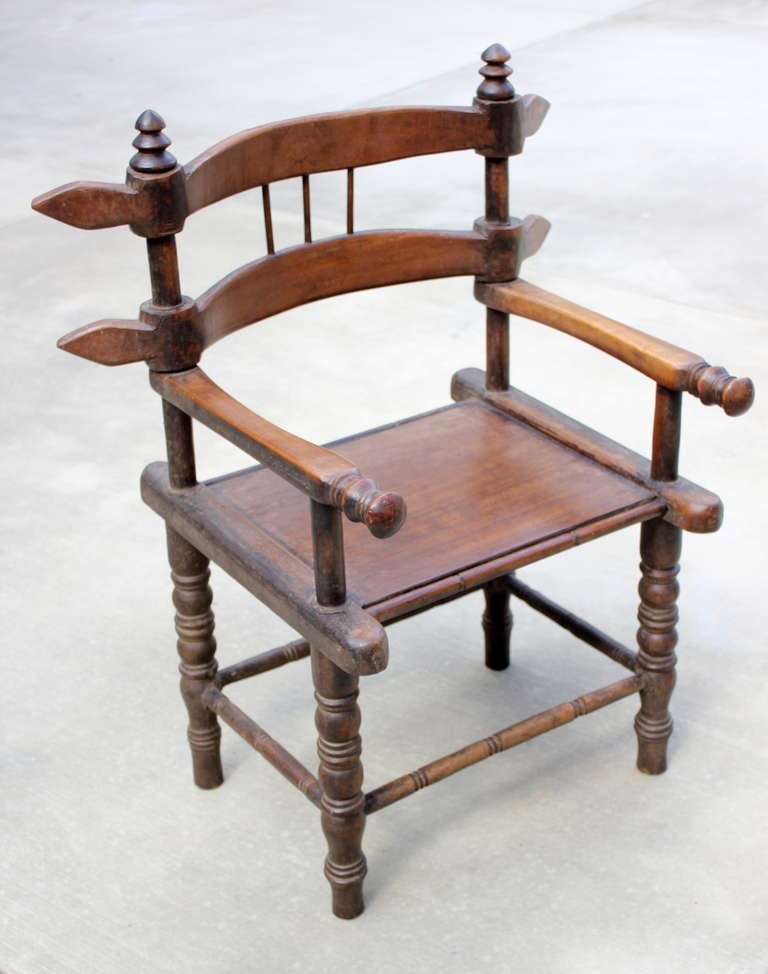 Senegalese Chieftain Chair from the Ivory Coast of West Africa