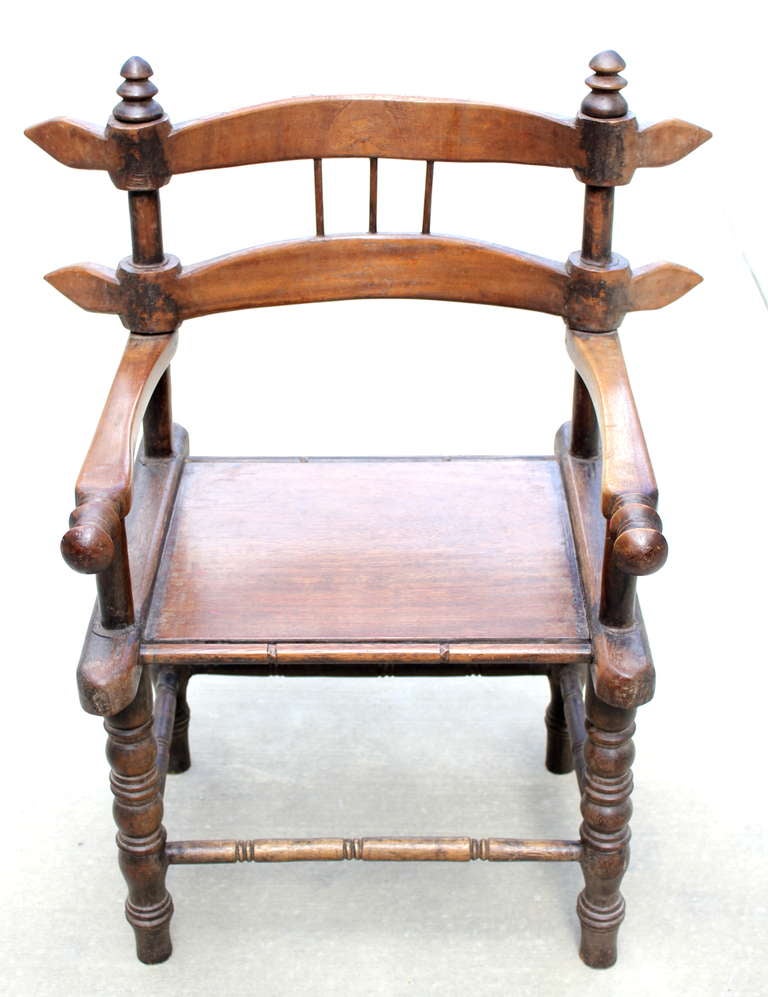 Chieftain Chair from the Ivory Coast of West Africa In Excellent Condition In Los Angeles, CA