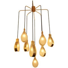 Large Italian Teardrop Chandelier