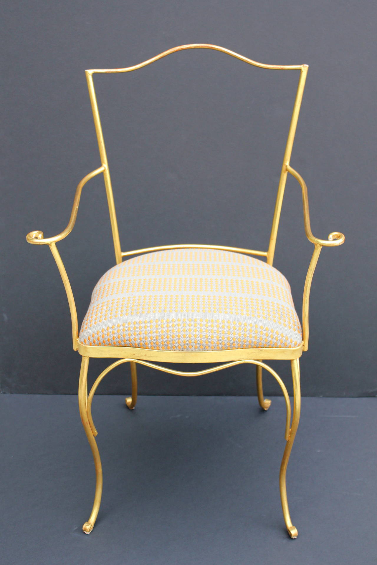 Upholstery French Gilt Chair