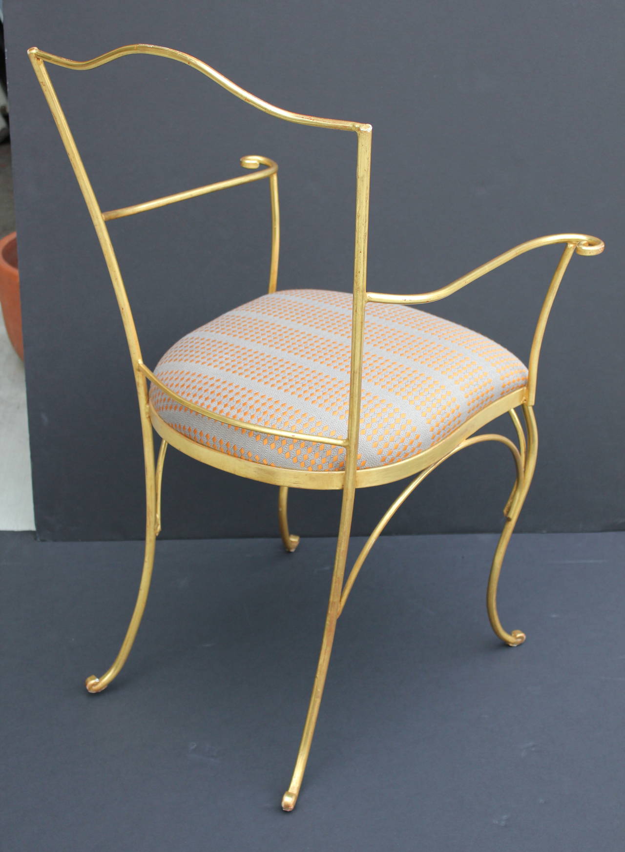 French Gilt Chair In Excellent Condition In Los Angeles, CA