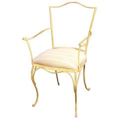 Vintage French Gilt Chair