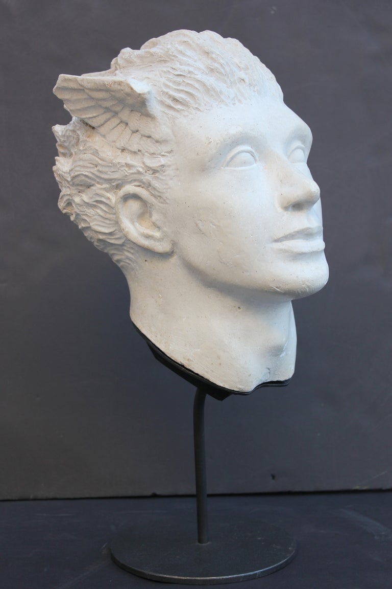 Hermes Plaster Model  Probably Italian or French.  Late 19 early 20th Century.  On Later Stand