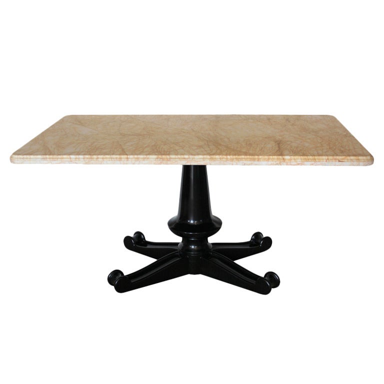 Marble-Top Table For Sale