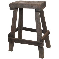 Primitive Handmade Sculpture Stand