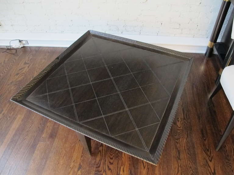 Romweber Dark Oak Coffee Table In Good Condition For Sale In New York, NY