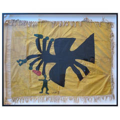 Framed Vintage Asafo Flag