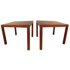 Pair of Walnut End Tables by Edward Wormley for Dunbar Pair of Walnut End Tables by Edward Wormley for Dunbar
