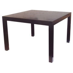 Black-Lacquered Dunbar Parsons Style End Table