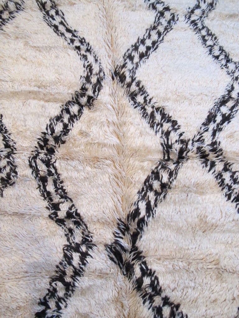 20th Century Vintage Beni Ourain Carpet