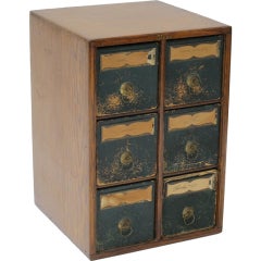 Vintage Desktop Filing Cabinet by Globe Wenicke
