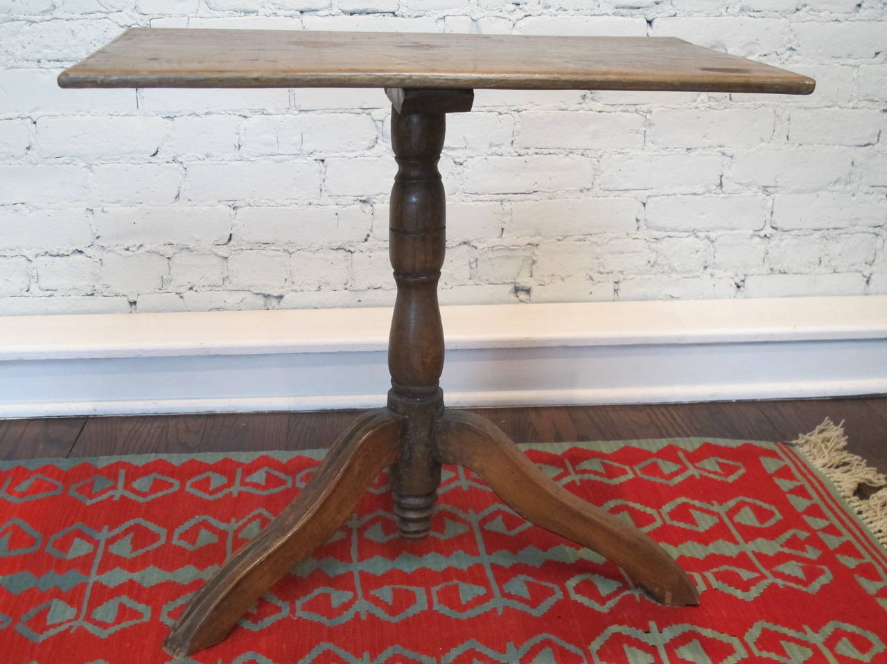 Primitive Walnut Side Table