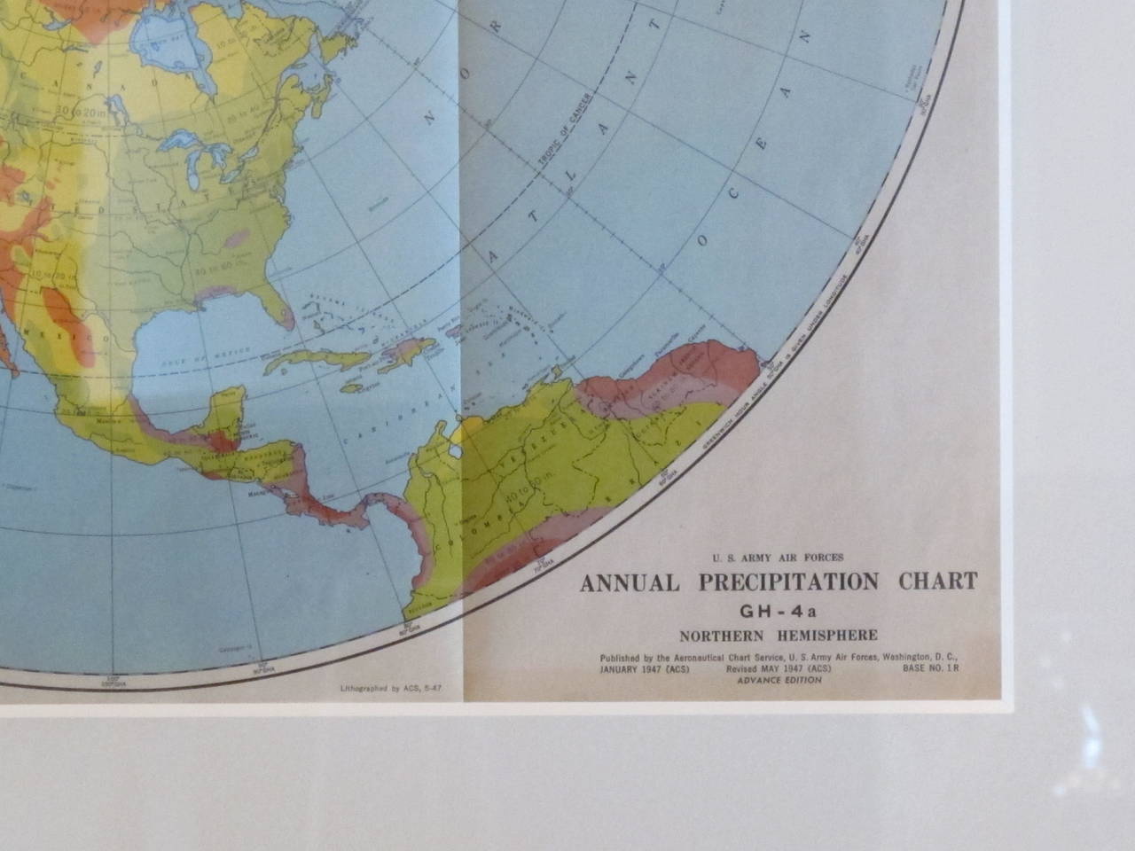 Mid-20th Century Air Force Aeronautic Charts For Sale