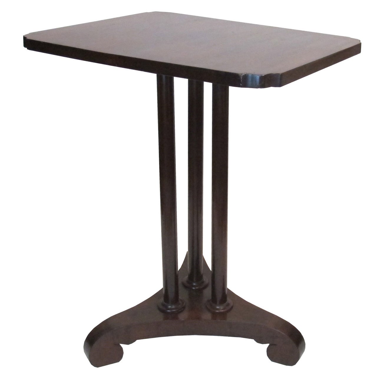 American Empire Style Tilt-Top End Table For Sale