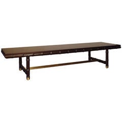 Vintage Faux Bamboo Coffee Table