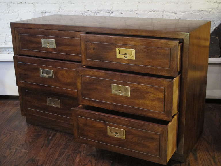 American Campaign Style Chest of Drawers