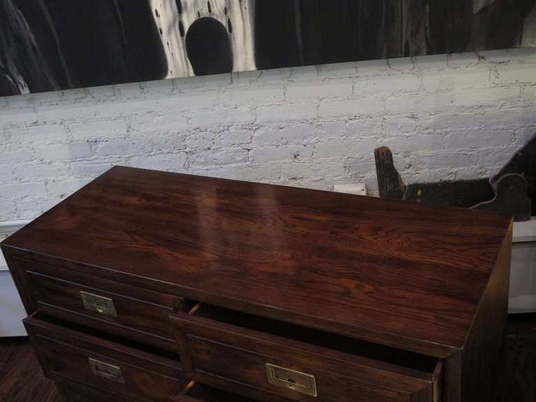 Campaign Style Chest of Drawers In Good Condition In New York, NY
