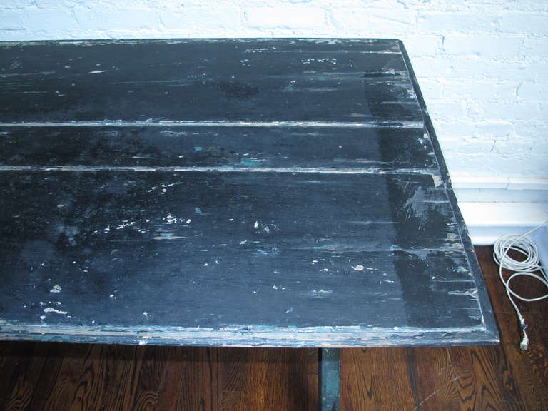 Early 20th Century Trestle Table 2