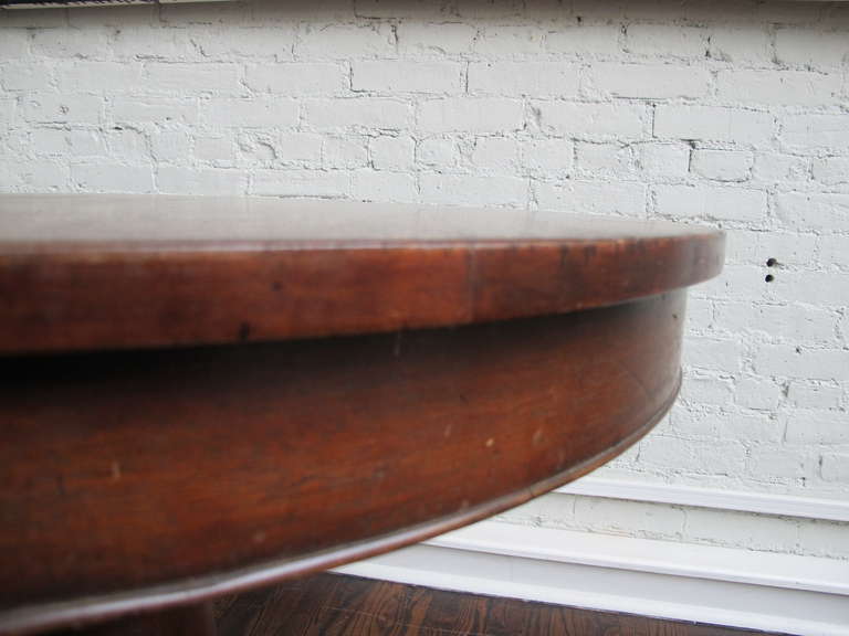 Late 19th Century American Empire Revival Pedestal Table 1