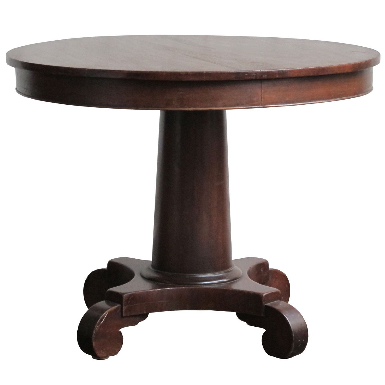 Late 19th Century American Empire Revival Pedestal Table