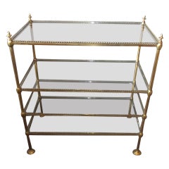 Brass Etagere