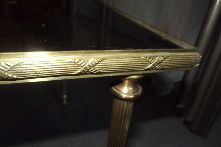 French Brass Framed Coffee Table 3
