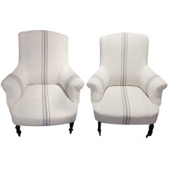 Pair of Napoleon III Armchairs