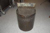 Polished Steel Waste Basket
