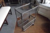 Polished Steel Parts Trolley