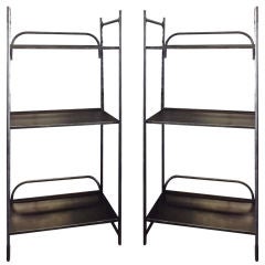 Pair of Industrial Shelving Units
