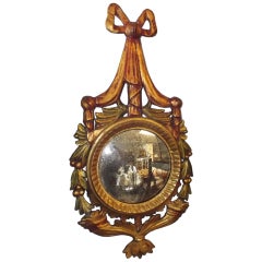 Gilt Convex Mirror