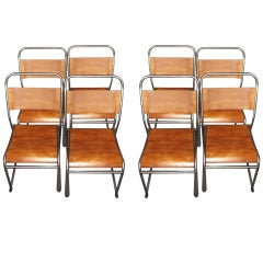 Set of Eight Pel Chairs