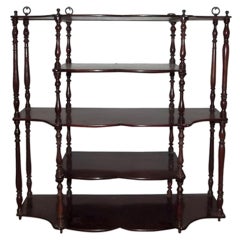 Mahoghany Hanging Shelves
