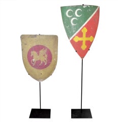 Pair of Painted Shields