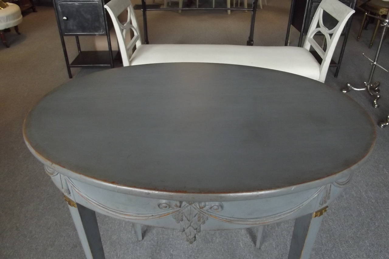 Swedish Oval Table For Sale 1