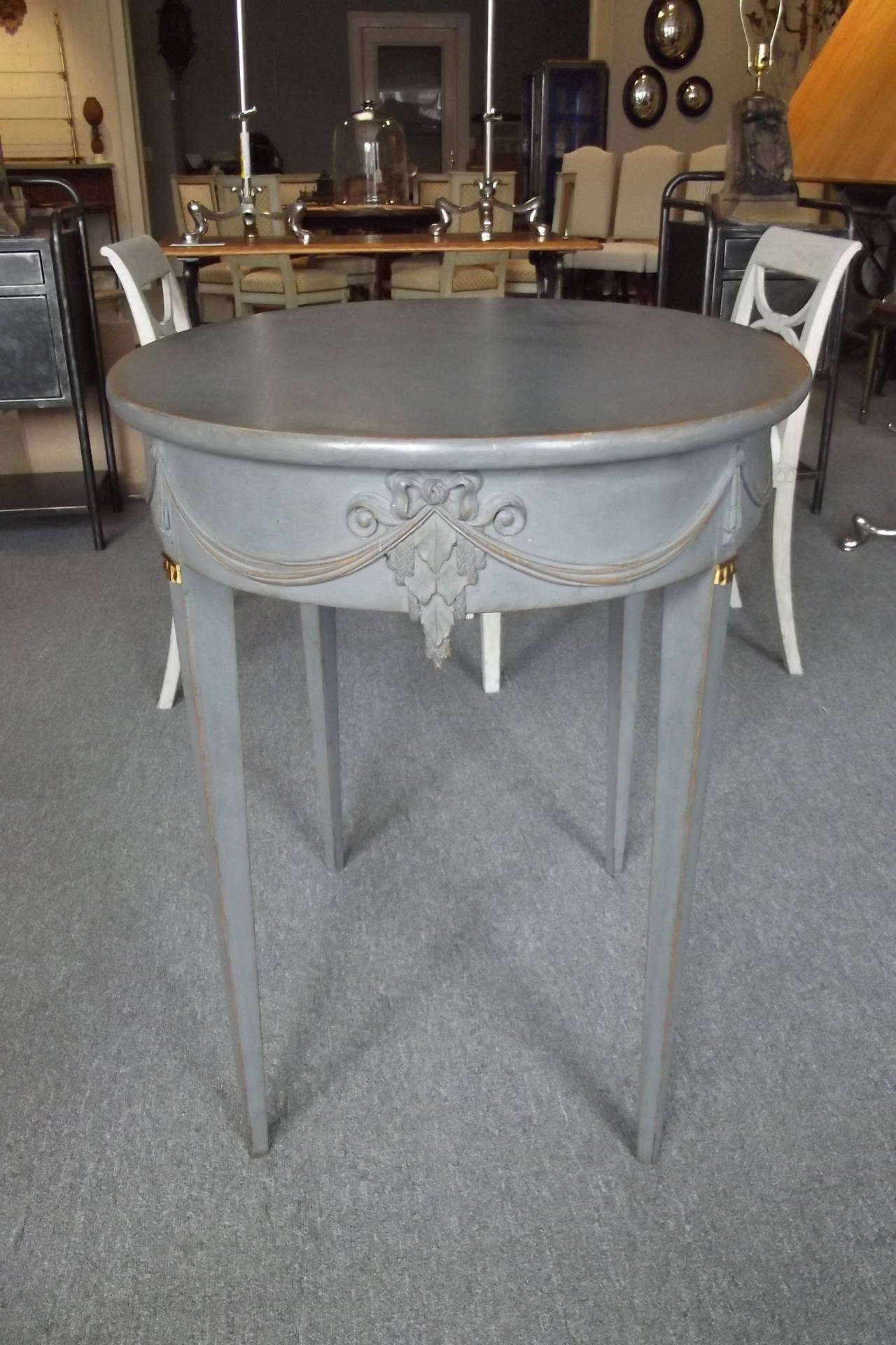 Swedish Oval Table For Sale 2
