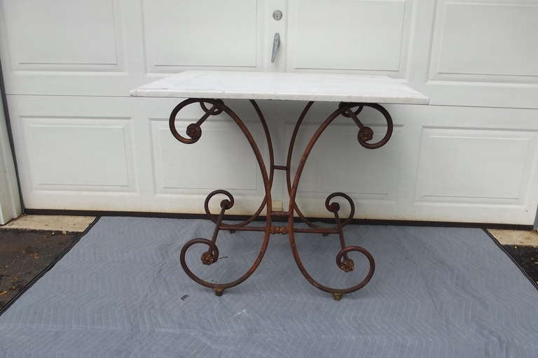 French Butcher's Table In Good Condition In Bridgehampton, NY